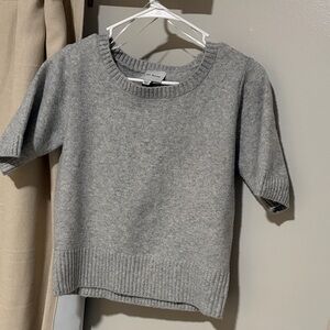 Pink Rose Heather Gray Women's Sweater